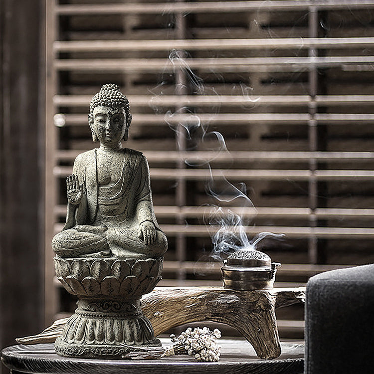 New Chinese Style Tathagata Zen Art Sculpture for Home Sanctuary Buddha Statue