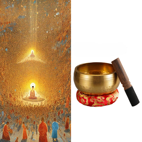 Meditation Sound Bowl Handcrafted in Nepal for Yoga
