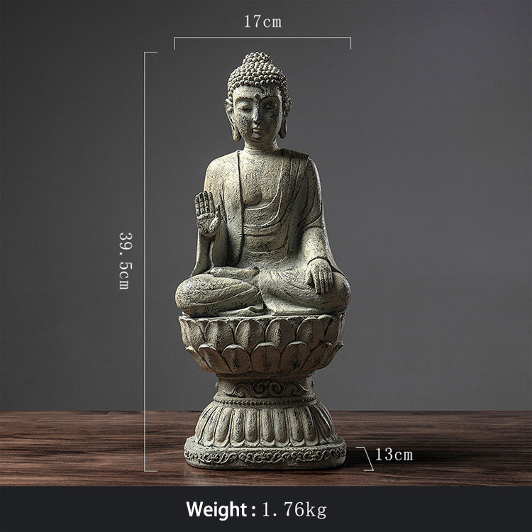 New Chinese Style Tathagata Zen Art Sculpture for Home Sanctuary Buddha Statue