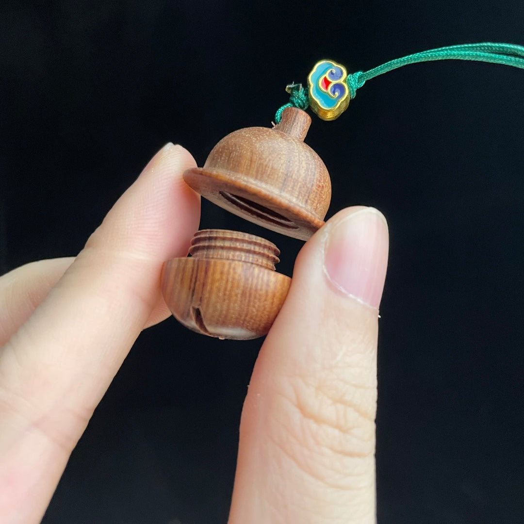 Sandalwood Carved Sachets Aromatherapy Car Ganging Bag