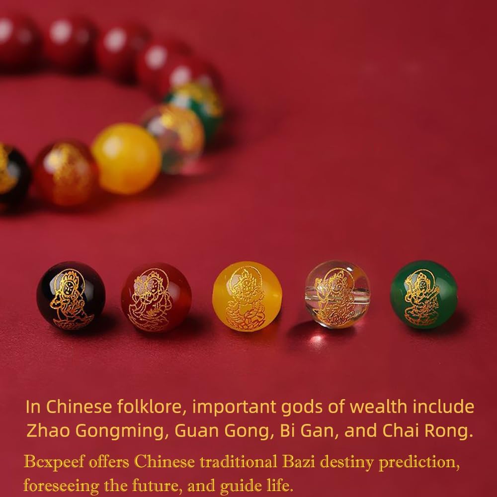 2-Piece Cinnabar bracelet, Traditional Chinese Wealth and Auspicious Bracelet,Feng Shui Blessing Beads Bracelet with Cinnabar for Warding Off Evil and Disasters,Fortune,and Friendship,for Men and Women