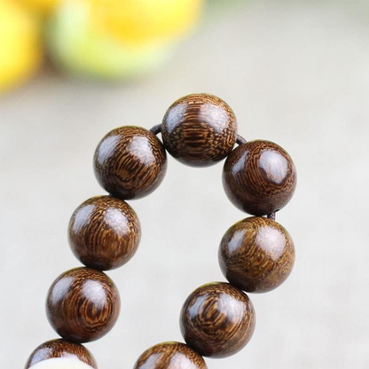 Golden Sandalwood Bracelet 108 Mala Bead Bracelets