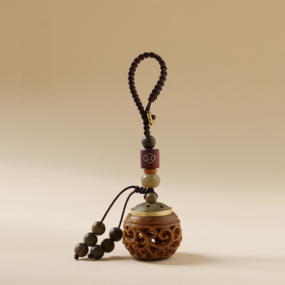 Green Sandalwood Diffuser Pendant Improves Meditation Concentration