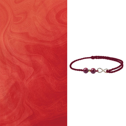 Adjustable Feng Shui Wealth Protection Natural Cinnabar Bracelet